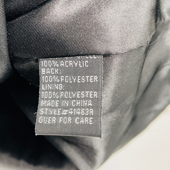 VIA SPIGA Brown Black Leopard Animal Print Faux Fur Faux Leather Vest Size Small - Picture 6 of 7